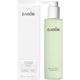 BABOR Gel Tonic Cleanser for Oily and Blemished Skin, Cleansing Gel and Toner in One, Vegan Formula, Gel; Tonic 2 in 1, 1 x 200 ml (Gel Tonic Cleanser)
