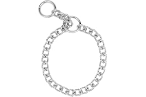 Herm Sprenger Steel Chain Choke Dog Collar 22-Inch with 3-Millimeter, Heavy Links, Large