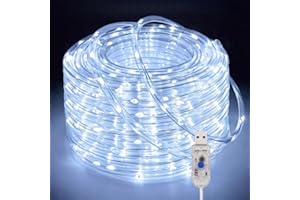 10m LED Strip Lights USB Powered Multicolor Flexible Rope Lighting for Indoor, Bar, Stairs, Party, Garden Decorations, White