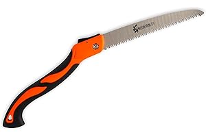 Mountain Lab Backwoods Folding Saw for Trimming and Cutting Wood, Rugged Blade (10") Ergonomic Non-Slip Handle