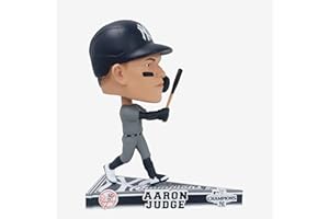 NATIONAL BOBBLEHEAD HALL OF FAME AND MUSEUM Aaron Judge New York Yankees 2024 AL Champions Pennant Bighead Bobblehead