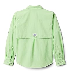 Columbia Boy's Bahama Long Sleeve Shirt, Lime