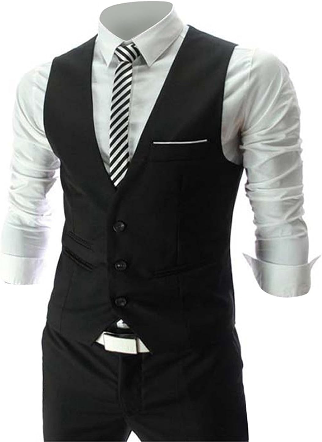Casual Tuxedo Waistcoat for Men Slim fit