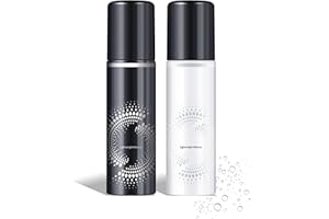 LINGHAOLH 2PCS Makeup Setting Spray Set for Face, Weightless Long Lasting Waterproof Fixing Makeup Setting Face Spray, Smudge-proof, Hydrating & Refreshing Setting Spray Makeup for All Skin Type（A)