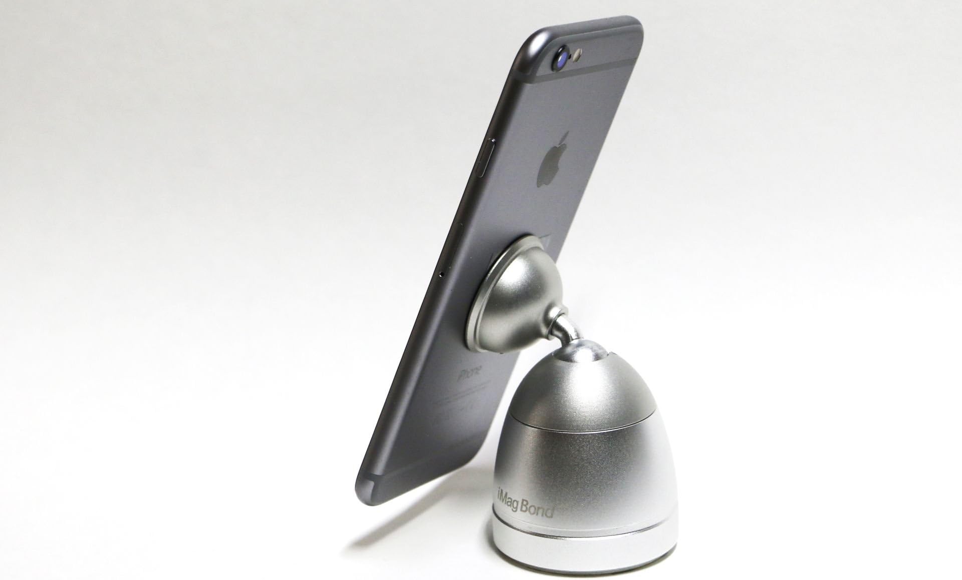 iMagBond High-End Universal Car Dashboard Magnetic Mount, CNC Anodized Aluminum Material, car mount holder, for iPhone 5, iPhone 6, iPhone plus, Samsung Galaxy phone, google droid and HTC phone with Hands-free Technology