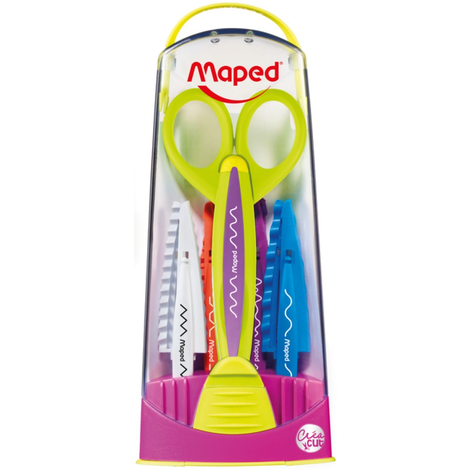 Maped 601005 Crea Cut Craft Scissors with Assorted Pattern Blades