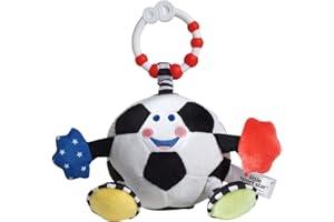 Newborn Soccer Ball | Soccer Baby Toy | Baby Gift | Extra Sensory Features for Babies and Infants | Part of The LITTLE SPORT STAR Collection