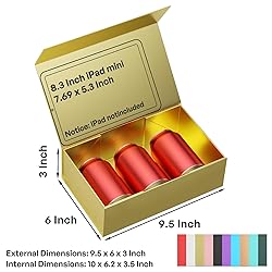 RYDDOY Gold Gift Box, 9.5x6x3'' Gift boxes for