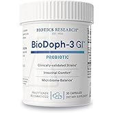 Biotics Research BioDoph-3 GI Targeted Intensive GI Probiotic Capsules, Clinically Validated Multi-Species Formula, Gut Health, Immune Support, Dairy Free 30 Capsules