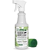 Mighty Mint Peppermint Oil Rodent Repellent Spray – Natural Indoor & Outdoor Control for Mice and Rats – Plant-Based, Extra-Strong Formula - 16 oz