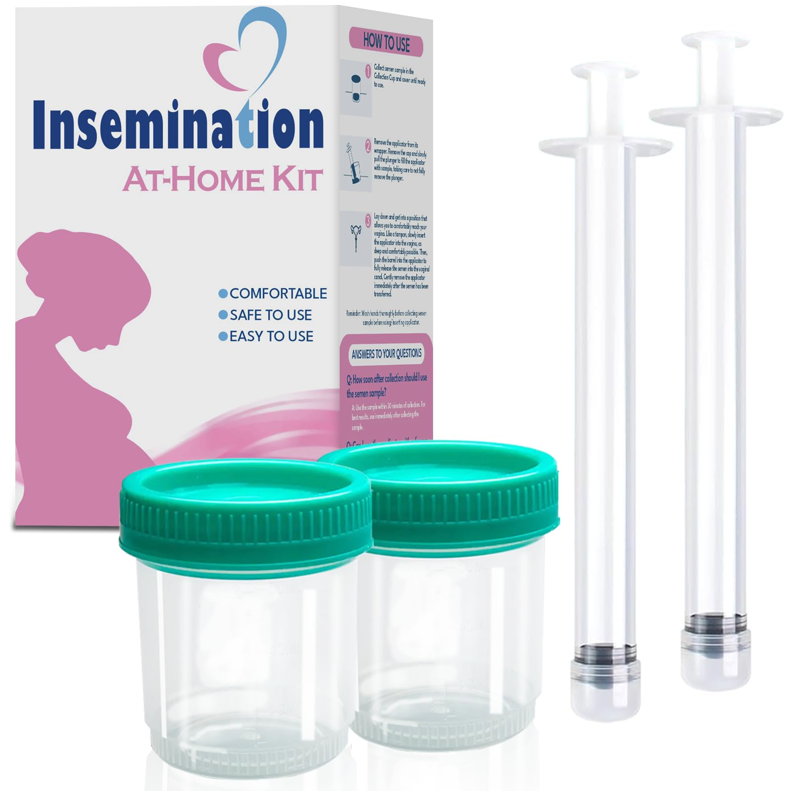 Photo 1 of at-Home Insemination Kit – Sterile Design for Comfort, Developed with Specialists for Family Planning and Pregnancy Support