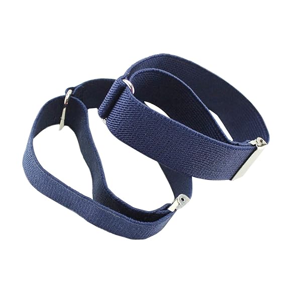 HABI 1 Paar Hemd Ärmelhalter unisex elastisch verstellbar Hülsenhalter Armband für Playshoes Hochzeit Festival Strumpfbandhal