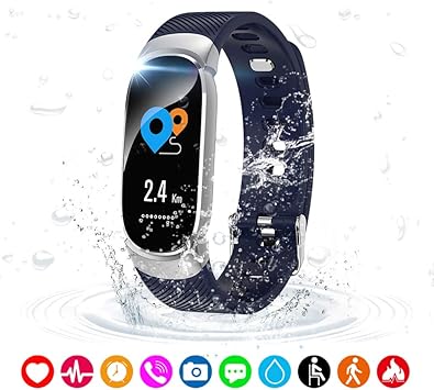 Lixada Pulsera de Actividad Inteligente Tiempo Real Monitor de ...
