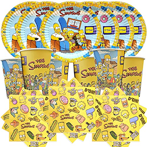 JEWELESPARTY 22PC THE SIMPSONS INCLUDES 6PC CAKE