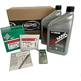 GPS GENERATOR PARTS SPECIALIST Tune Up Kit for Onan RV Generator Model KY 4000 with ONAMAX 15W40 oil for use with Spec A - N