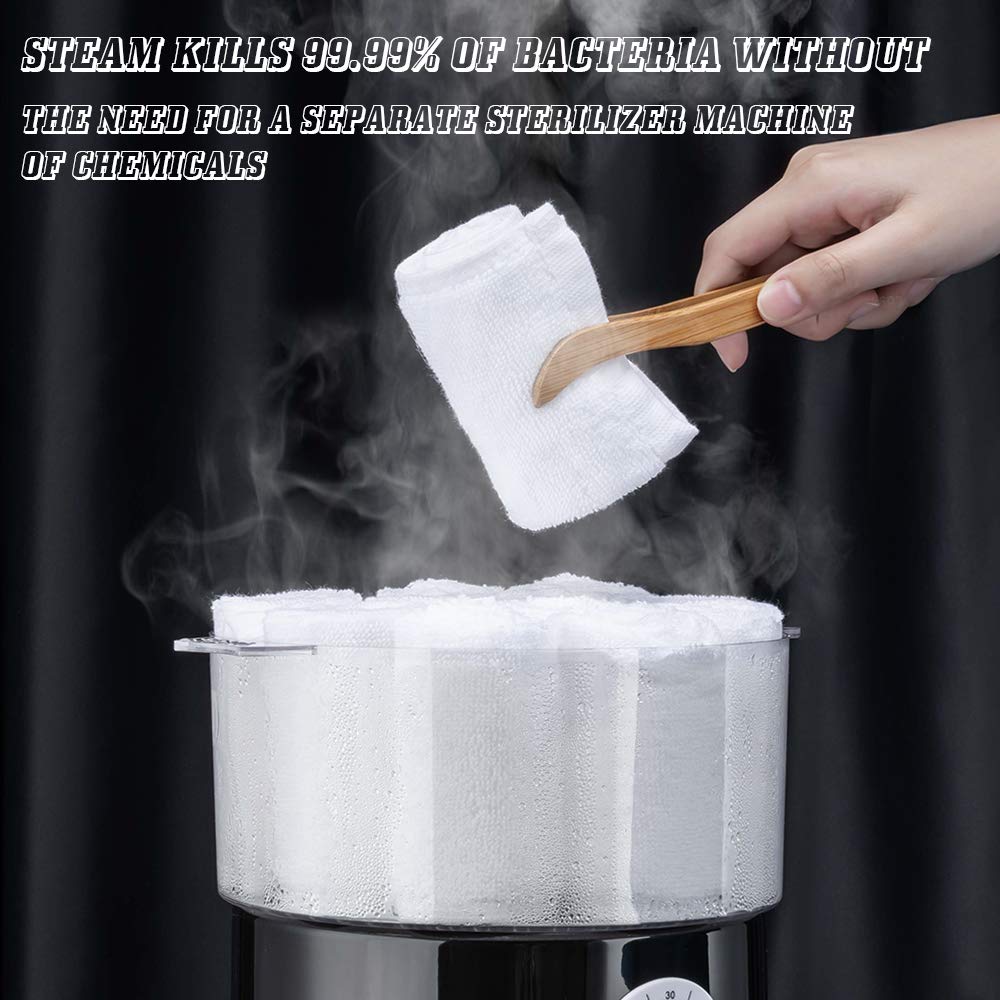 Fast Heating Mini Towel Steamer, Towel Warmer Multiple Use for Day Spa, Nail Salon, Barber and Hot Shaving.: Beauty