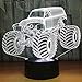 Car Gifts Monster Truck Night Lights for Kids Tracktor Toys 3D Illusion Lamp Christmas Birthday Gifts for Boys