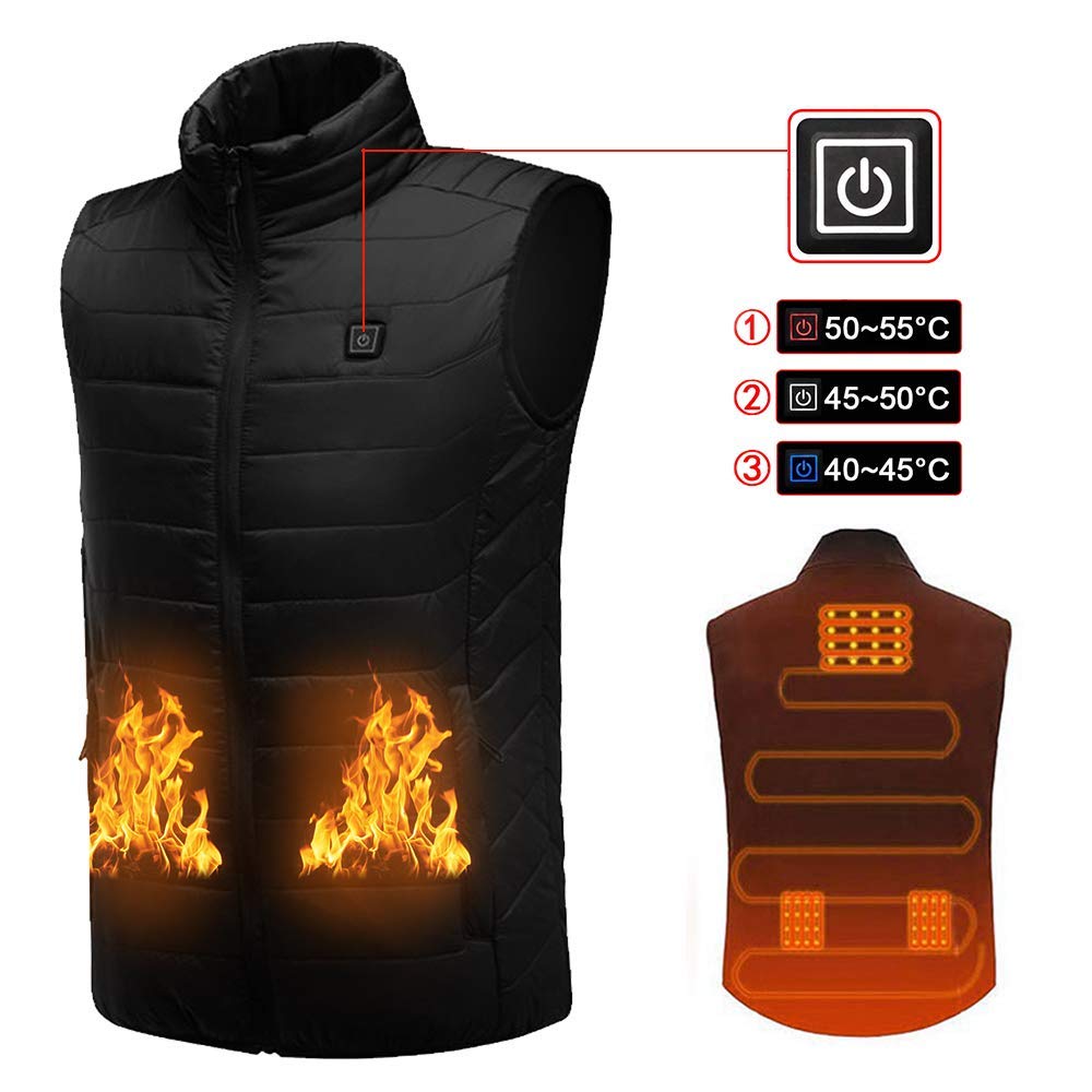 Deportes de invierno Chaleco eléctrico con calefacción senderismo