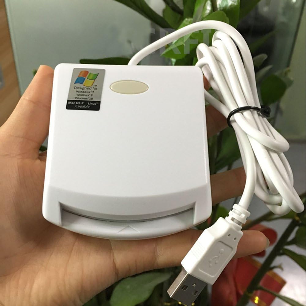 AHongem ISO7816 Contact EMV SIM eID Smart Chip Card Reader Writer Programmer #-N99