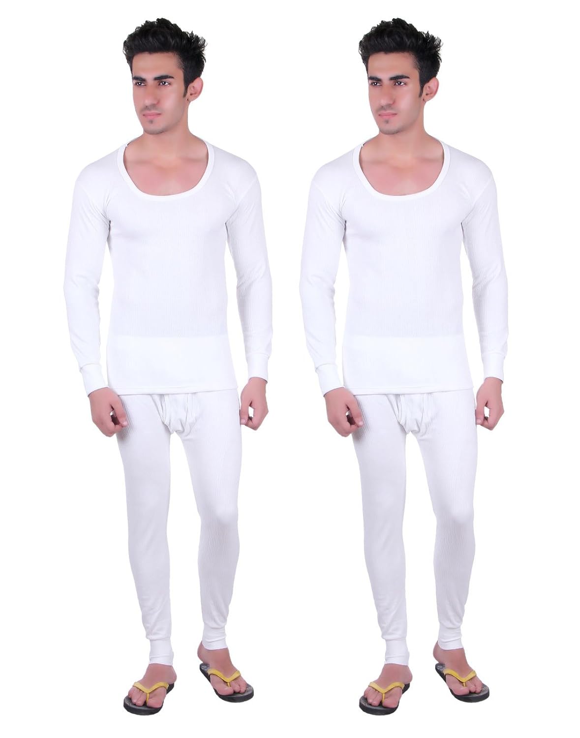 unix men's thermal wear full sleeve set - pack of 2 (un3602-$p)