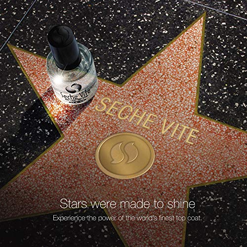 Seche Vite Dry Fast Top Coat Professional Kit, 4 oz Refill & 0.50 oz - Thumbnail 6
