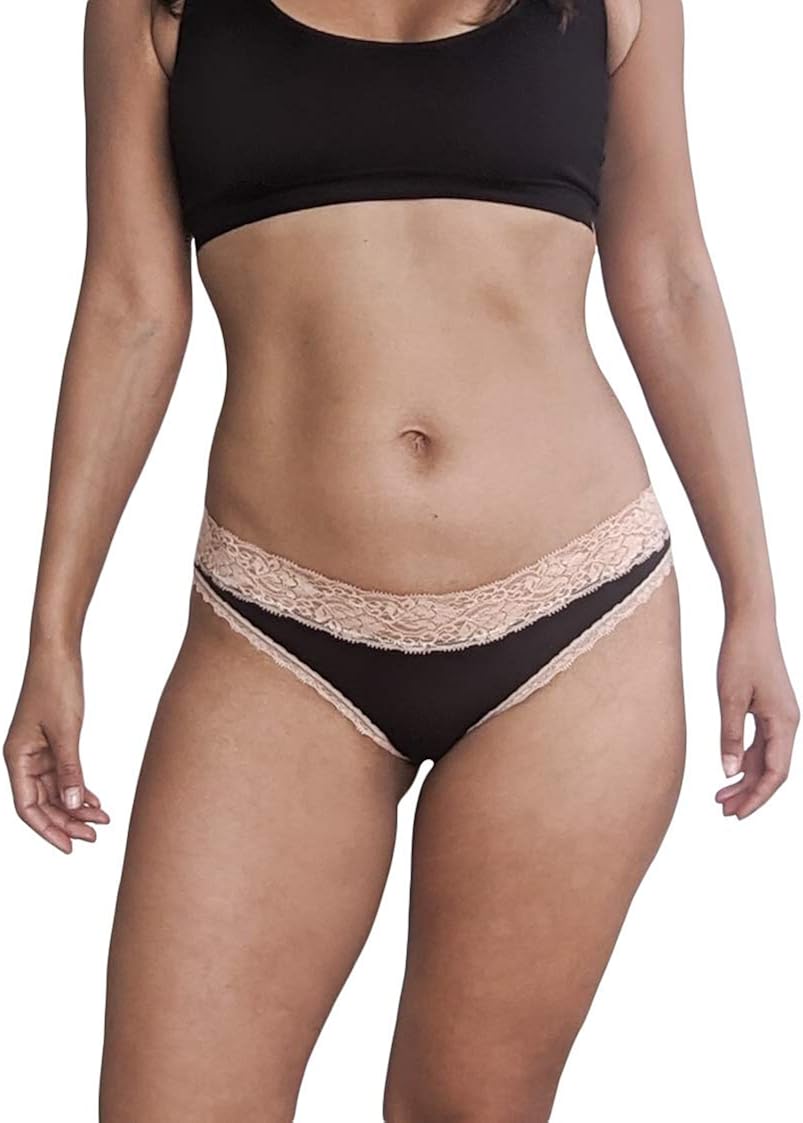 Sexy Basics Womens 12 Pack Bikini Panties Cotton-Spandex Lace Underwear/Ultra-Soft Cotton Stretch Underwear at  Women’s Clothing store