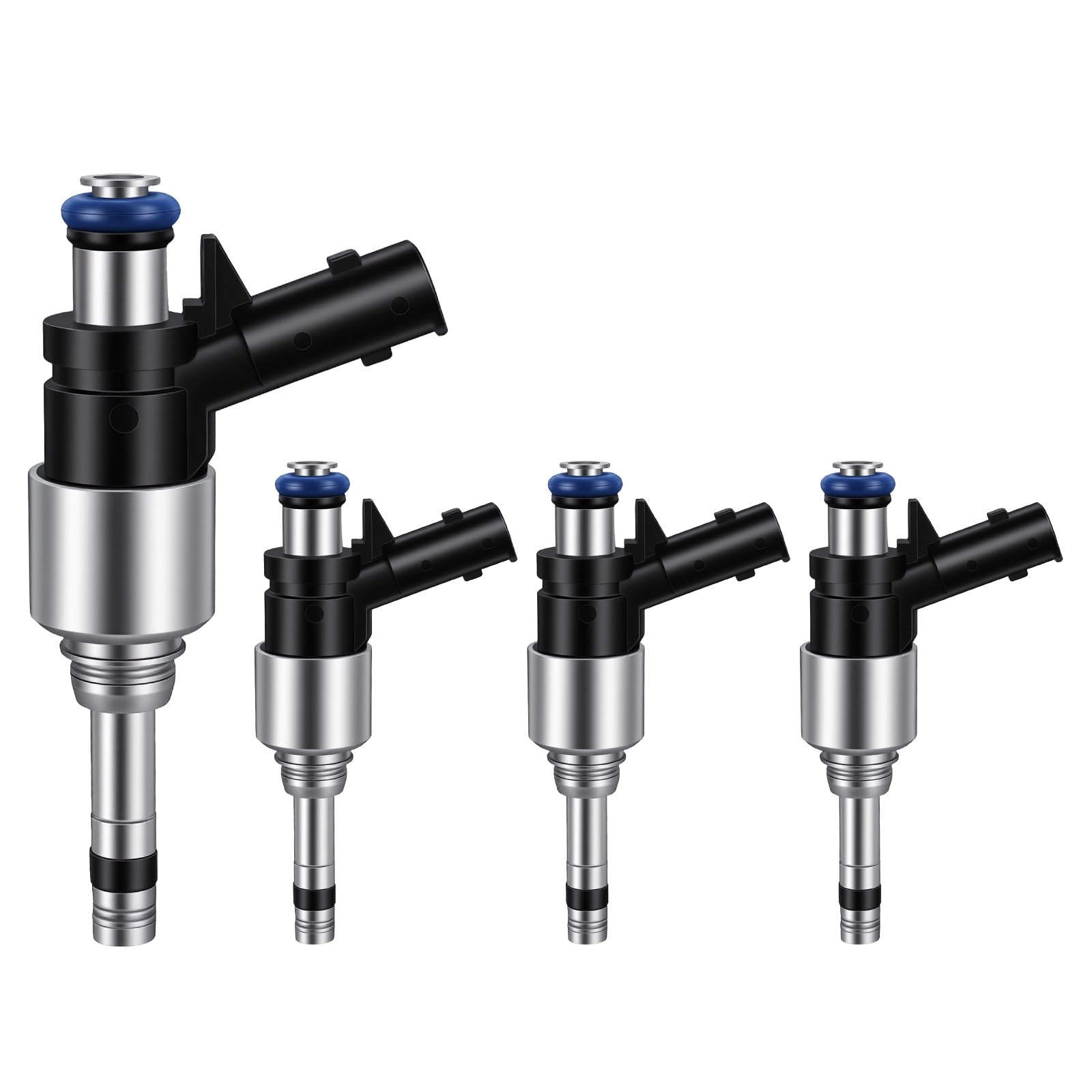 Photo 1 of 2017-2020 4Pcs Fuel Injectors Compatible for Hyundai Accent 2018-2020, for Kia Rio 2018-2020 Soul 2017-2019 1.6L Gas DOHC Replace 35310-2B150 353102B150