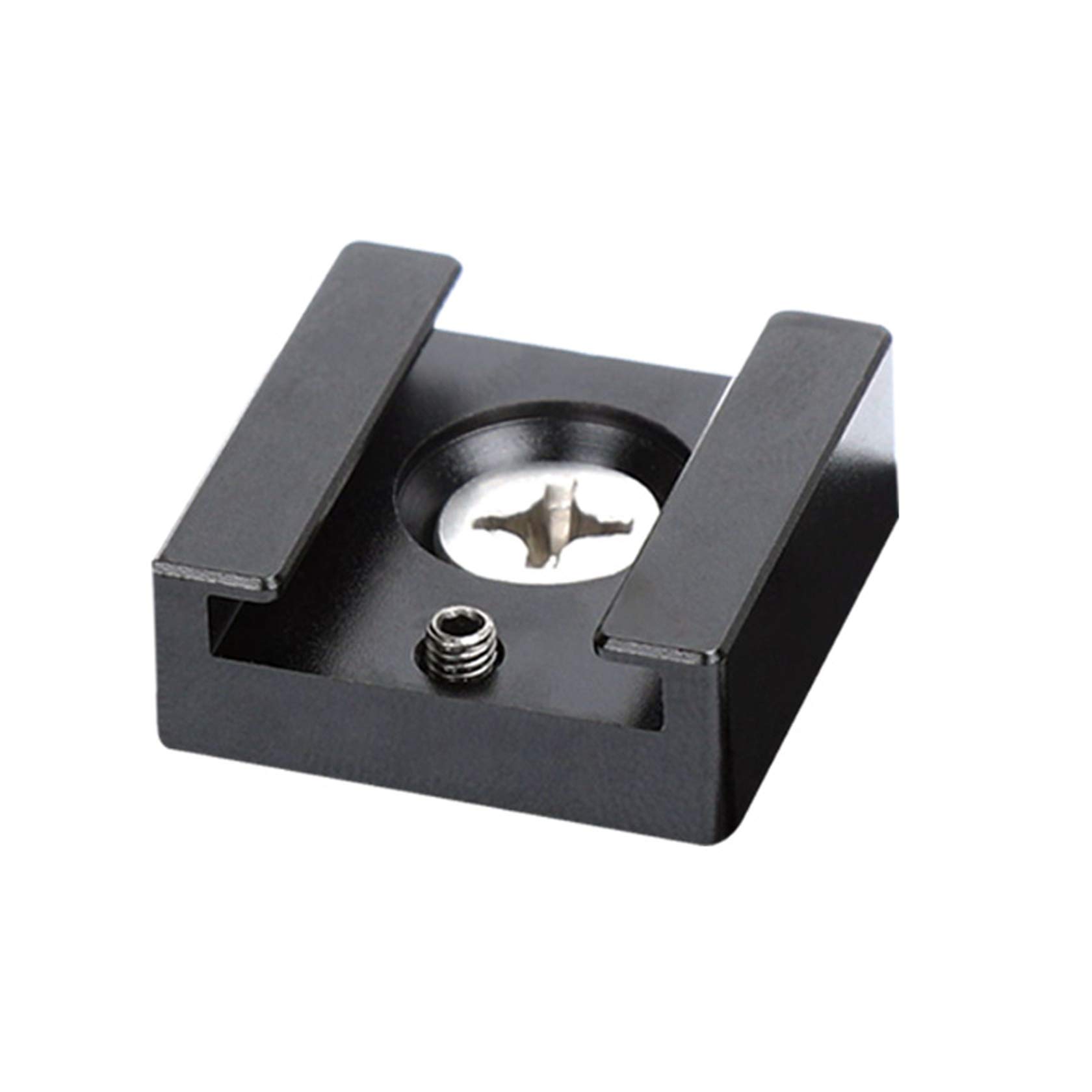 Hensych 1/4" Universal Expansion Cold Shoe Seat Multifunction Quick Release Cold Shoe Base for Photography Light Bracket Fill Light Accessories