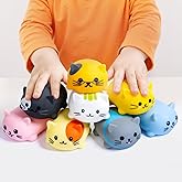 Ruko 1701 Musical Cat Piano Keyboard Toy Set with Cute Meow Sound (8Pcs) | Press &amp; Play 8 Keys, Interactive Educational Musical Instrument, Birthday Gift for Boys &amp; Girls Ages 3-9
