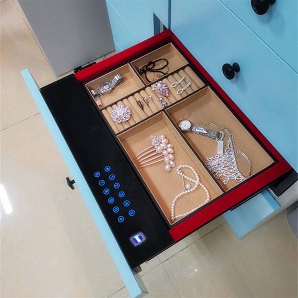 Mgo Safe Safety Cabinet Hidden Safe Biometric Lock Drawer Lock File Cabinet Fingerprint Cabinet Lock Smart Electronic Cabinet Lock USB Charging (Size : B): Home & Kitchen