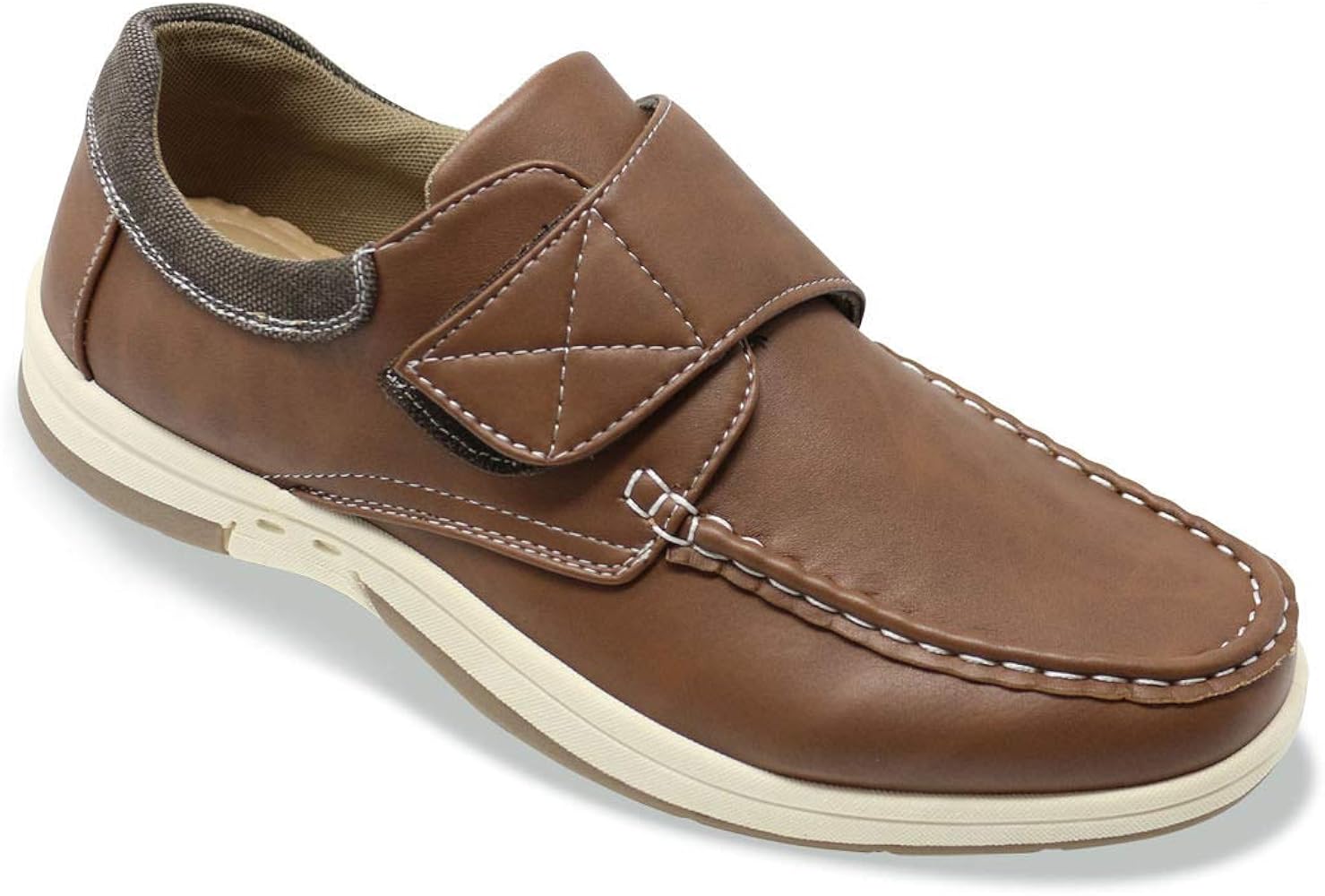 mens wide fit boat shoes