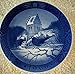1966 Royal Copenhagen Christmas Plate - Blackbird