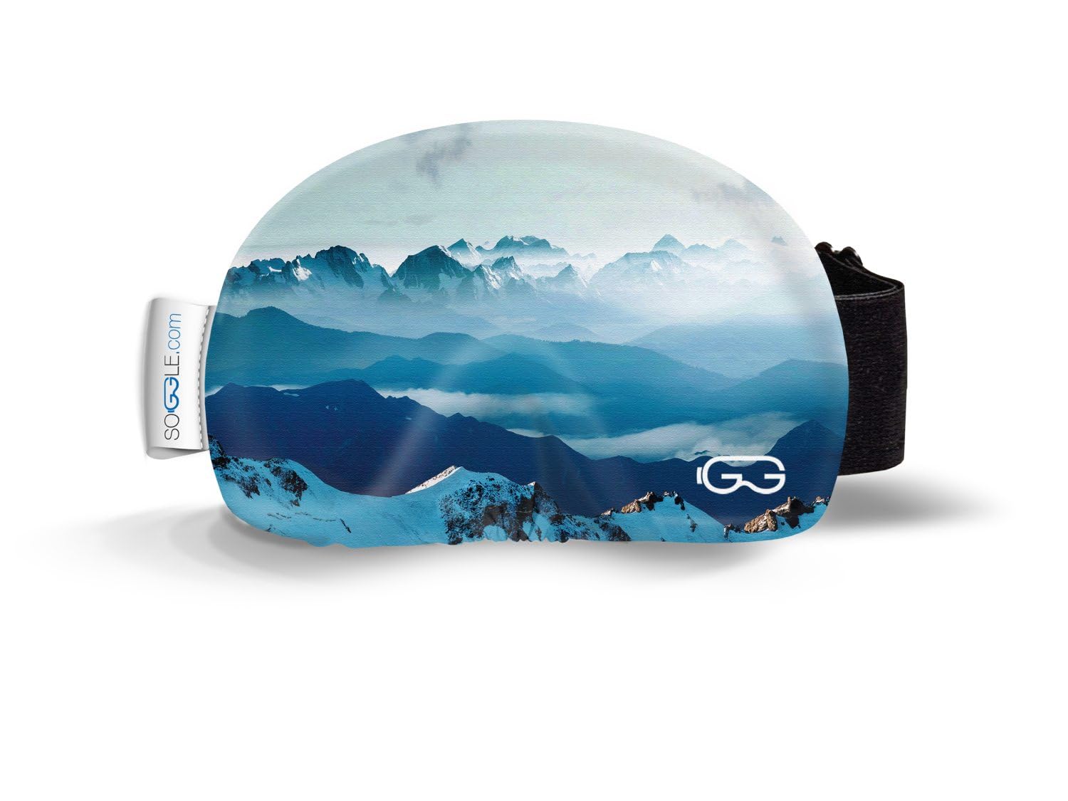 Soggle Ski Protective Microfibre Cover for Ski Goggles (One Size), Colour: Pictures pre-Alpine