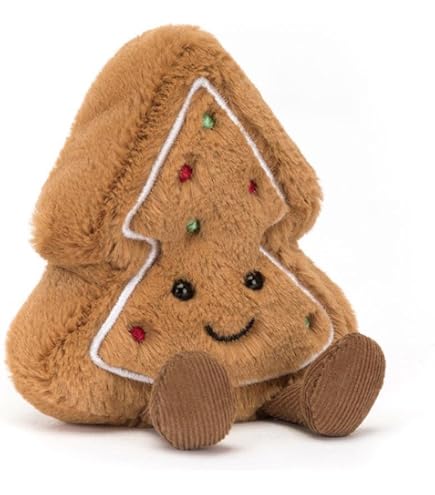 Amazon.com: Jellycat Jolly Gingerbread Fred Stuffed Toy, Original