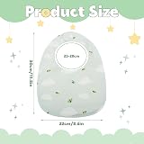 Lanjue 8 Pack Baby Bandana Bibs Soft Cotton Teething Drool Waterproof view 2
