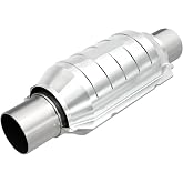 MagnaFlow Universal Catalytic Converter 51206 (Federal/EPA Compliant) | OE Replacement, 2.5/2.5" Inlet/Outlet