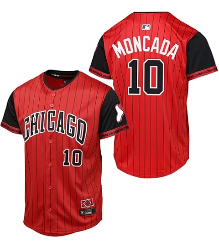Amazon.com: Outerstuff Yoan Moncada Chicago White Sox Black #10