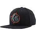 ZHATS NHL Officially Licensed Adjustable Snapback Hat Flat Bill Z11 Black Element