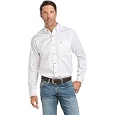 ARIAT Mens Solid Twill Fitted Shirt