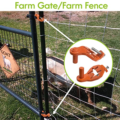 TPost Gate Hinge Pins Heavy Duty Gate Hanger, Hang A Gate From A Metal T Post, Steel Gate