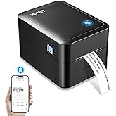 iDPRT Label Maker, Thermal Barcode Printer with No Bound Consumables, Bluetooth & USB Connection, 140pcs/min Speed, Customizable App, Supports Various Sized 1"-3.15", Label Printer for Small Business