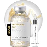 SUNGBOON EDITOR Intensive Deep Collagen Silk Peptide EGF Ampoule,1.35fl.oz | Copper Peptides, EGF, 13-Peptide Complex, 24K Gold, Firming Care, Fine Line Smoothing, Radiant Glow, Korean Skin Care