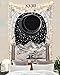 BLEUM CADE Tarot Tapestry The Moon The Star The Sun Tapestry Medieval Europe Divination Tapestry Wall Hanging Tapestries Mysterious Wall Tapestry for Home Decor (The Moon, 70