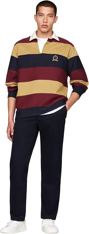 Chino Homme Denton Chino Satin Straight Fit, Bleu (Desert Sky), 36W/28L — photo 5 sur 6
