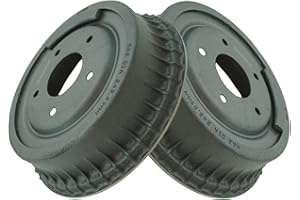1A AUTO Rear Brake Drums Pair Set for Chevy Pontiac GMC Buick Olds Pickup Truck