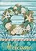 Briarwood Lane House Flag 40x28 For Outdoor Coastal Wreath Summer For Summer House Flag