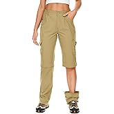 Women's Hiking Pants Convertible Quick Dry Lightweight Zip Off Fishing Travel Safari Pants