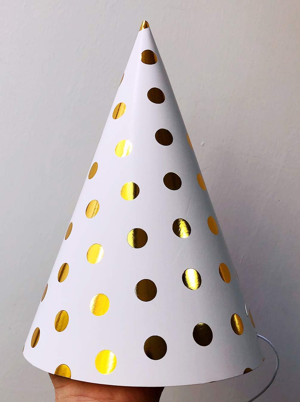 Boieo Gold Birthday Party Hats, 12 pcs Assorted: Clothing