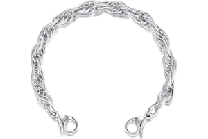 LinnaLove Stainless Steel Interchangeable Chain for Medical Alert id Bracelets for Women and Men