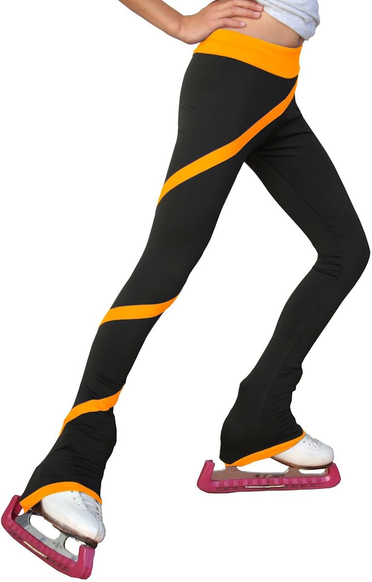 ChloeNoel Figure Skating Spiral Pants P06: Clothing